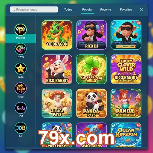 Tela do app 79x.com com acesso imediato no celular