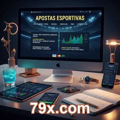 Painel da conta 79x.com com controle no celular